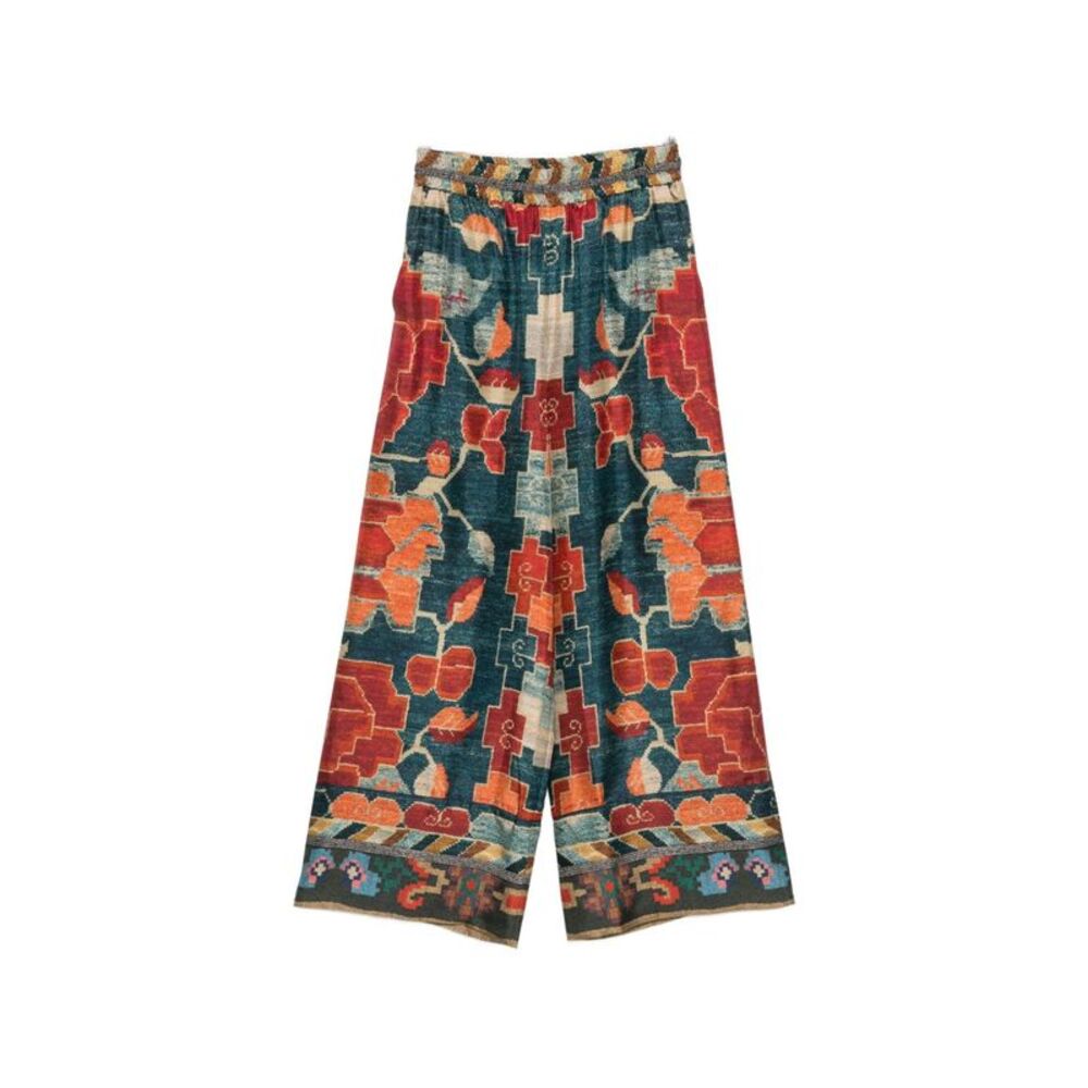 Pierre-Louis Mascia Women Printed Silk Trousers